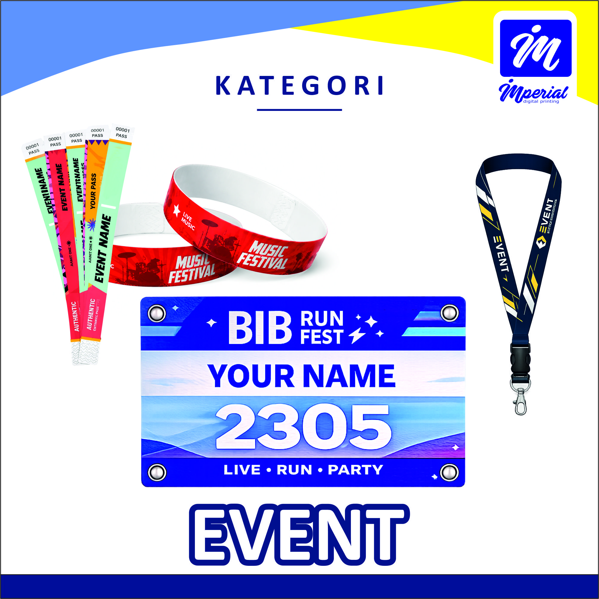 Kebutuhan Event (Running, konser, dll)
